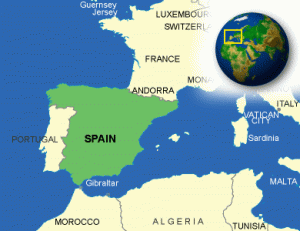 Położenie geograficzne Hiszpanii, CostaBlanca